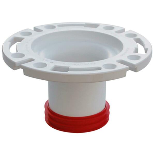 Sioux Chief 888-GPM 3 in. PVC Push Tite Gasketed Closet Flange 176771